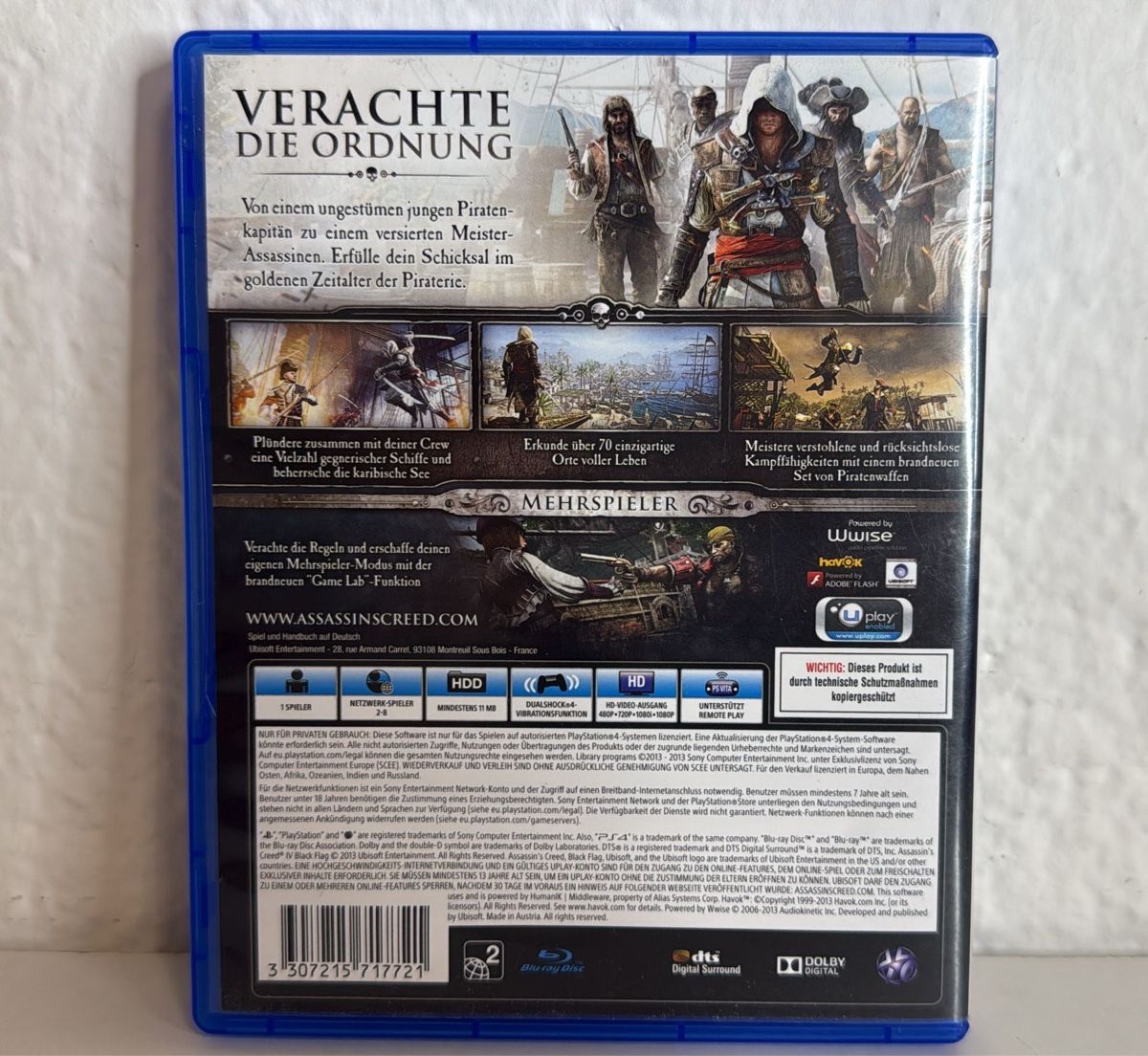 Sony Giochi: Assassin's Creed IV Black Flag PS4/PS5 Game – Usato da Ehrendingen venduto da bubulence 1