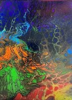 Acrylbild Nr. 8162, Grösse 18x24cm, Handgemaltes Unikat