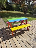 Kindersitzbank farbig