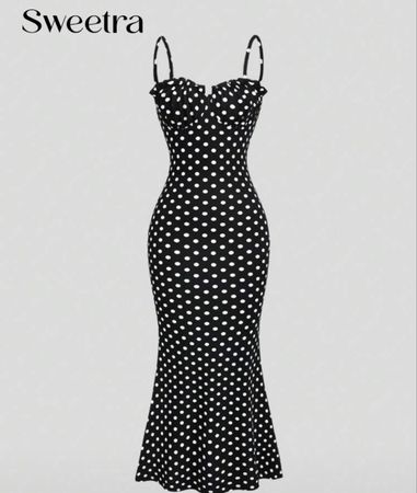 Robe à pois 