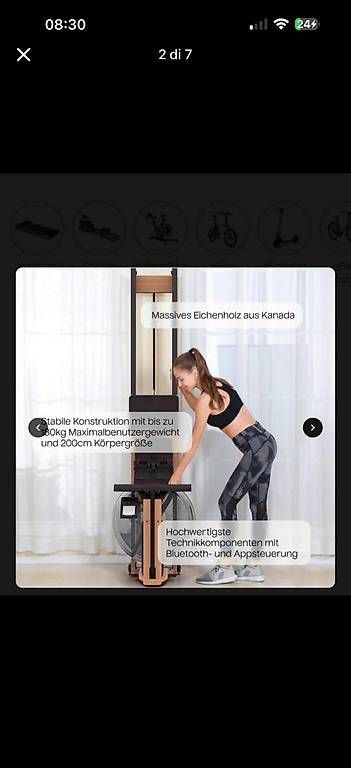 Hometrainer: Wasserrudergerät – Usato da Lachen SZ venduto da ElianaV 4