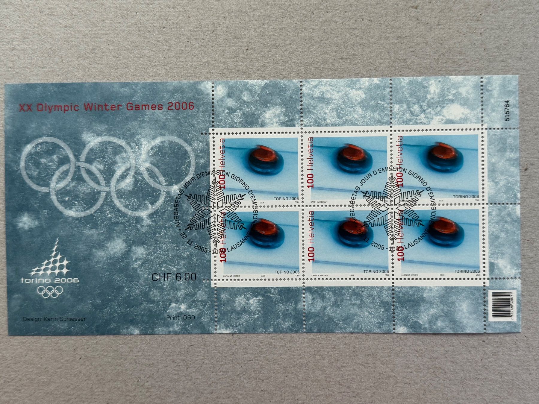Tutti i francobolli: Bogen Olympic Winter Games, 2006, Rp. 100 – Nuovo (secondo la descrizione) da Romanshorn venduto da luxcollect