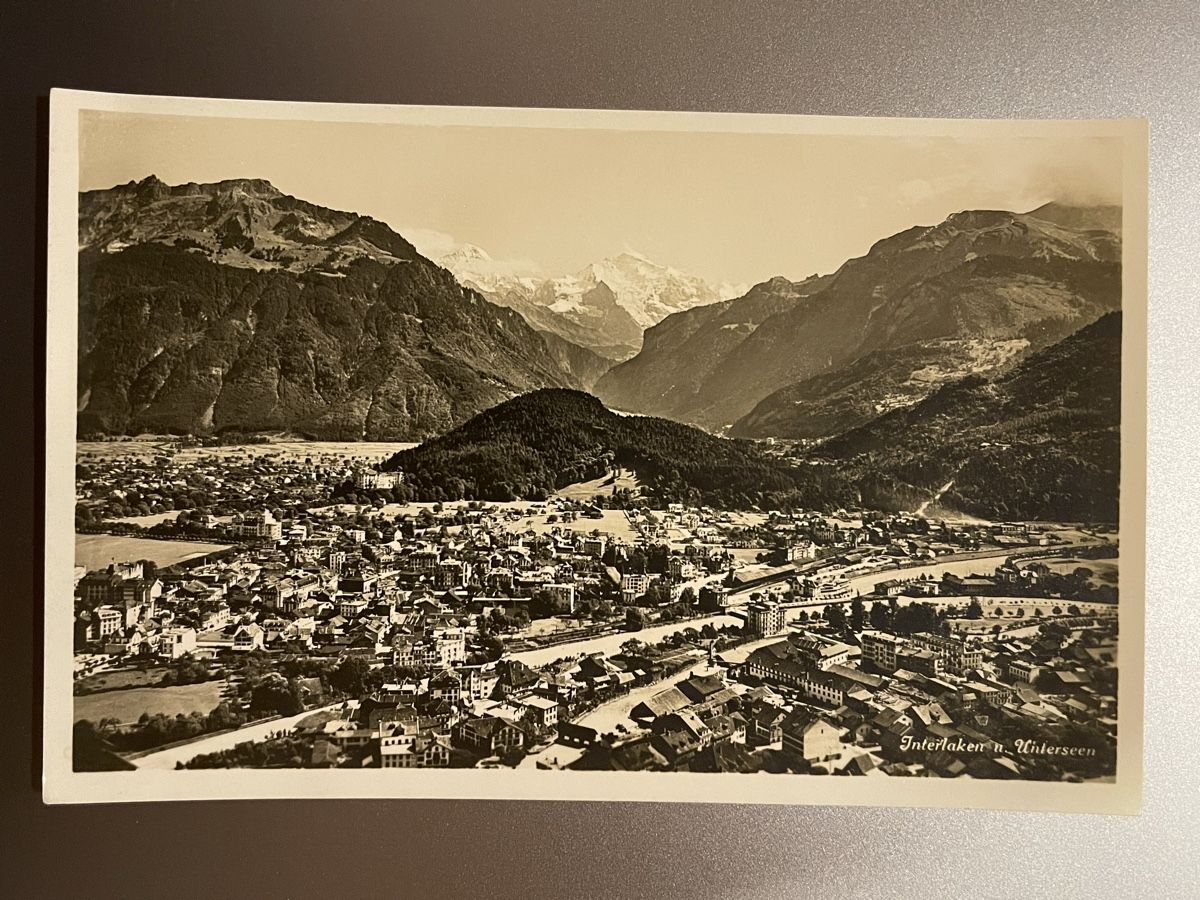 Ansichtskarten: AK von Interlaken – Gebraucht aus Rümlang von Kartenpost1