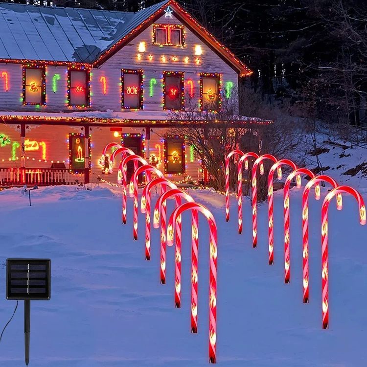 📌 4x LED Zuckerstangen Weihnachtsdeko Kaufen auf Ricardo