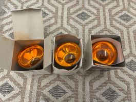 Ab 1.- Reflexlampen R80 60W E27 235V ORANGE neu 3 Stk