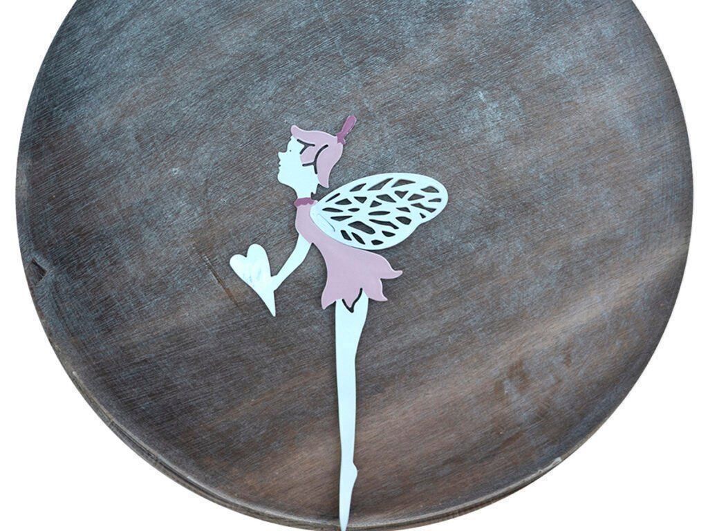 Tutte le decorazioni: Elfe Blumenstecker Metall, 23 cm, rosa-weiss – Nuovo e nell'imballaggio originale da Matzendorf venduto da Gartendeko-Shop 1