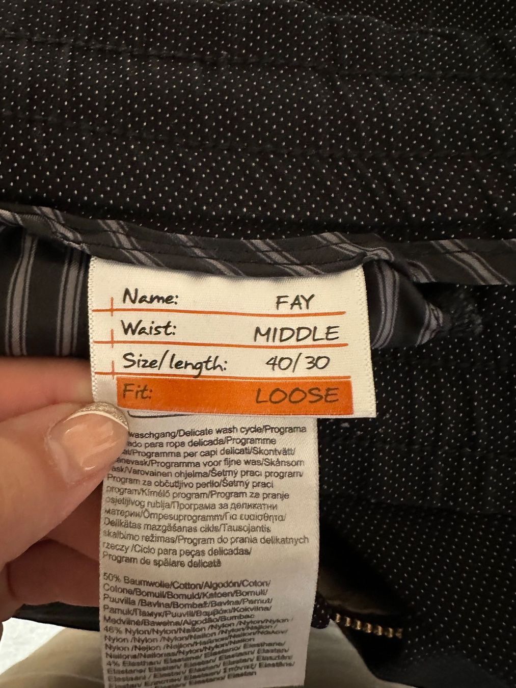 Pantaloni: Schwarze elegante Stoffhose (40/30) – Nuovo (secondo la descrizione) da Schaan venduto da Hermine2018 1