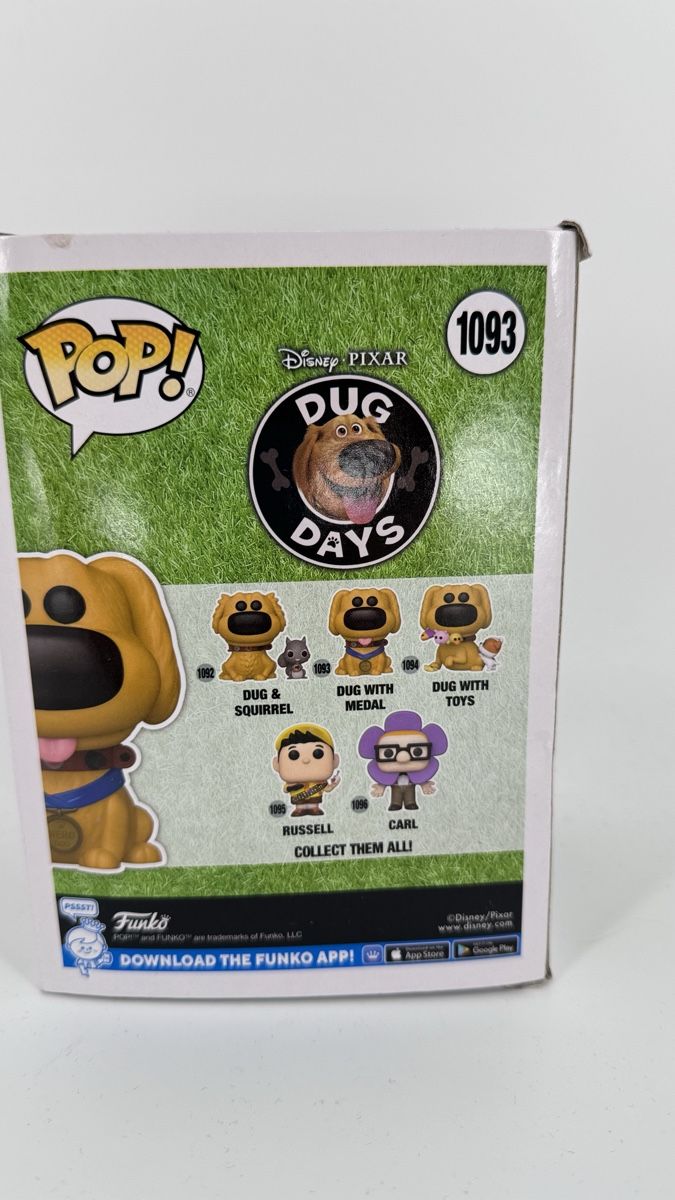 Funko Statuette: # FUNKO POP - Dug with Medal Nr. 1093 # – Nuovo e nell'imballaggio originale da Bolligen venduto da secondhand-with-love 1
