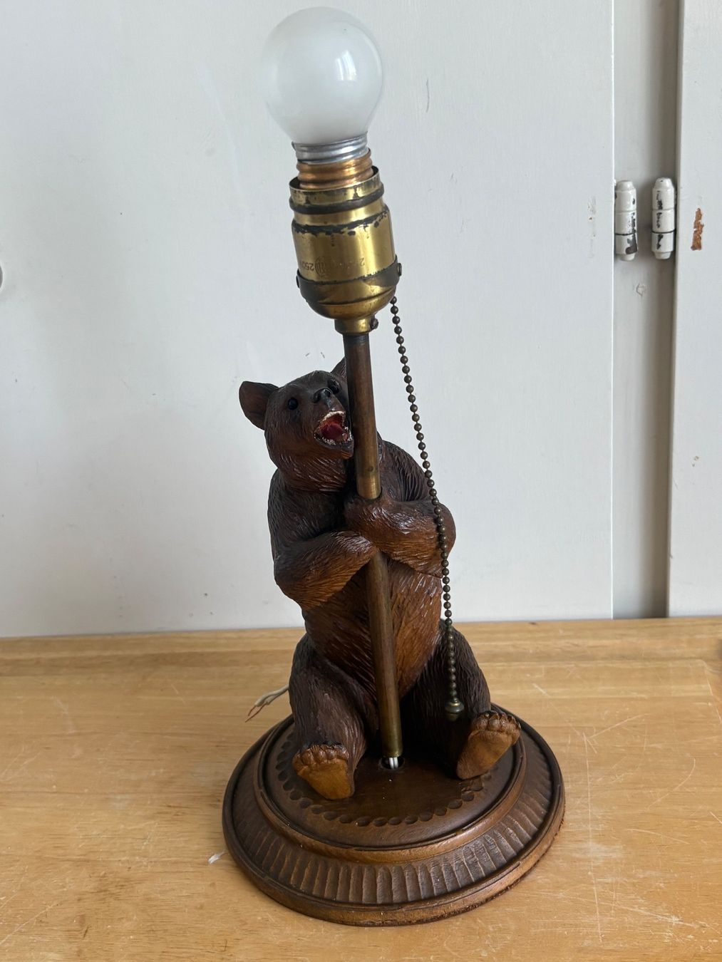 Lampade: Holz-Bärenlampe, vintage, Brienzer Bär – Nuovo (secondo la descrizione) da Frick venduto da Rukki 5