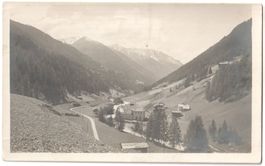 LANDWASSERTAL gegen Piz Mucheetta, Foto-AK Schmidt ~1925