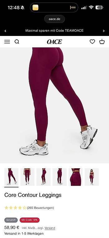 Leggings: Oace Core Contour Leggings – Nuovo e nell'imballaggio originale da Jegenstorf venduto da _alena_21 4
