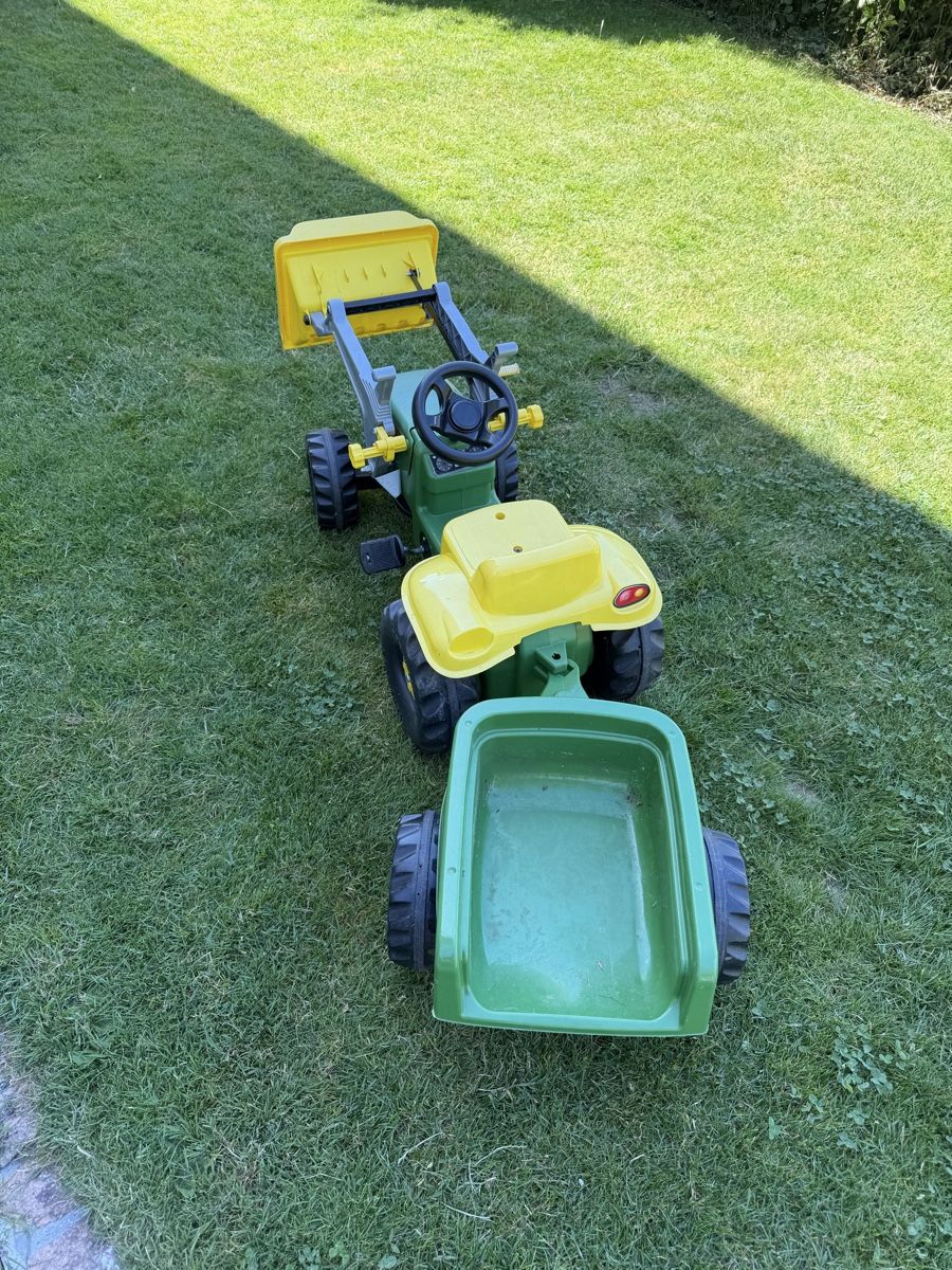 John Deere Veicoli per bambini: Kinder Traktor mit Anhänger  – Usato da Zürich venduto da Franca2011 1