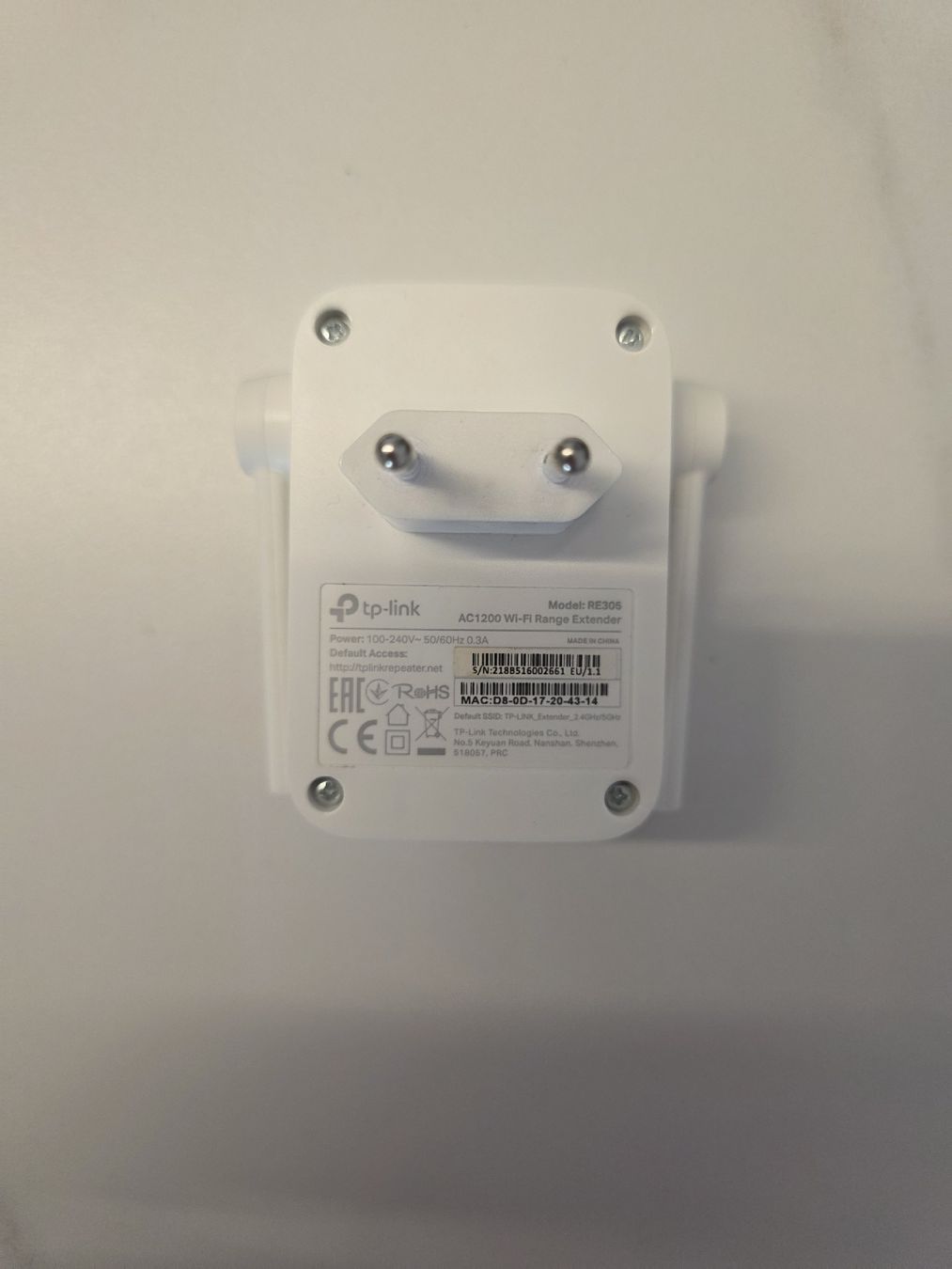 TP-Link WiFi: TP-Link RE305 AC1200 WLAN-Repeater / Range Extender – D'occasion à Biel/Bienne par ast_9gtk 2