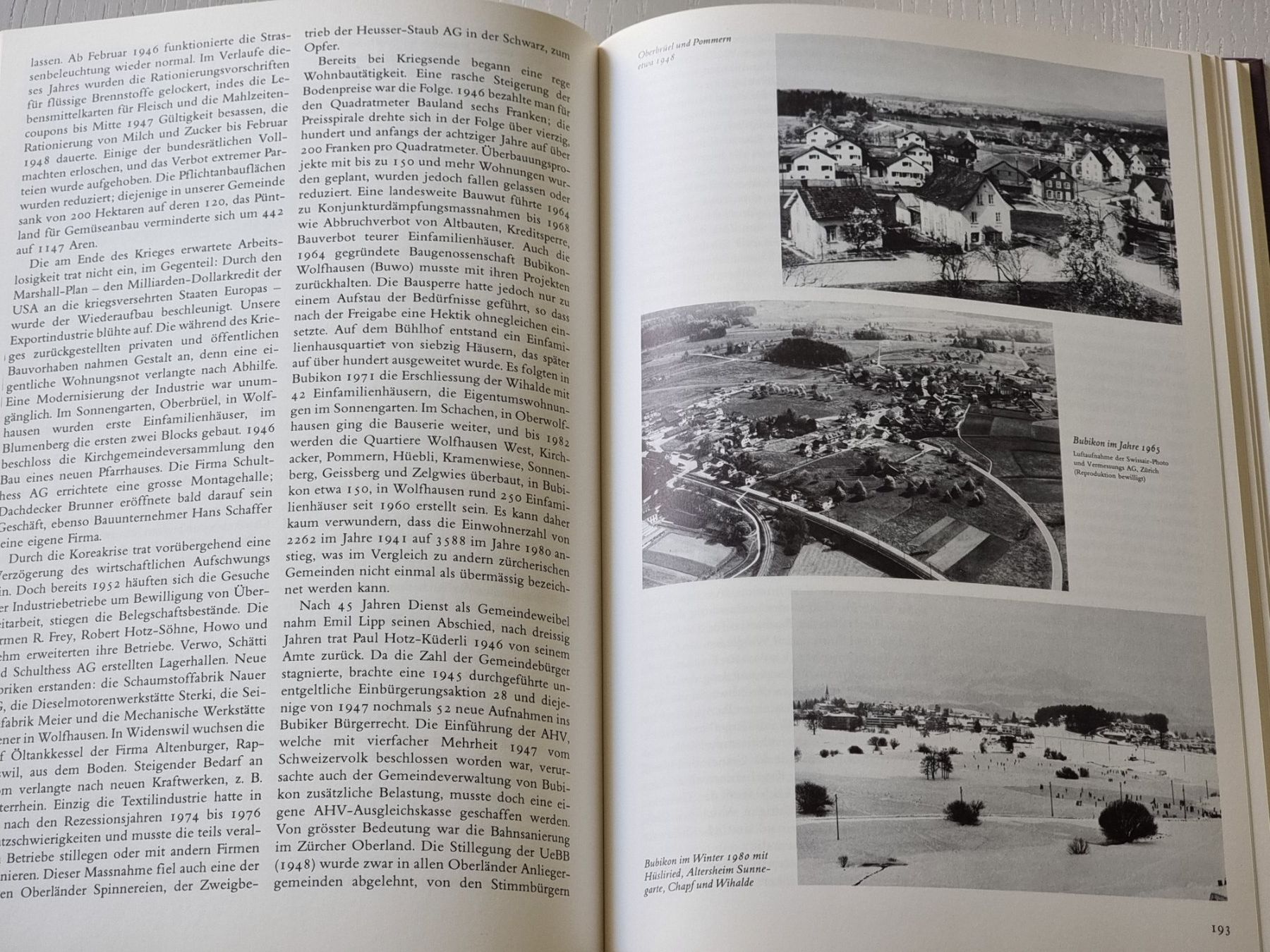 Bücher: Bubikon-Wolfhausen: Zwei Dörfer - eine Gemeinde – Gebraucht aus Villigen von Tschachtlan 9
