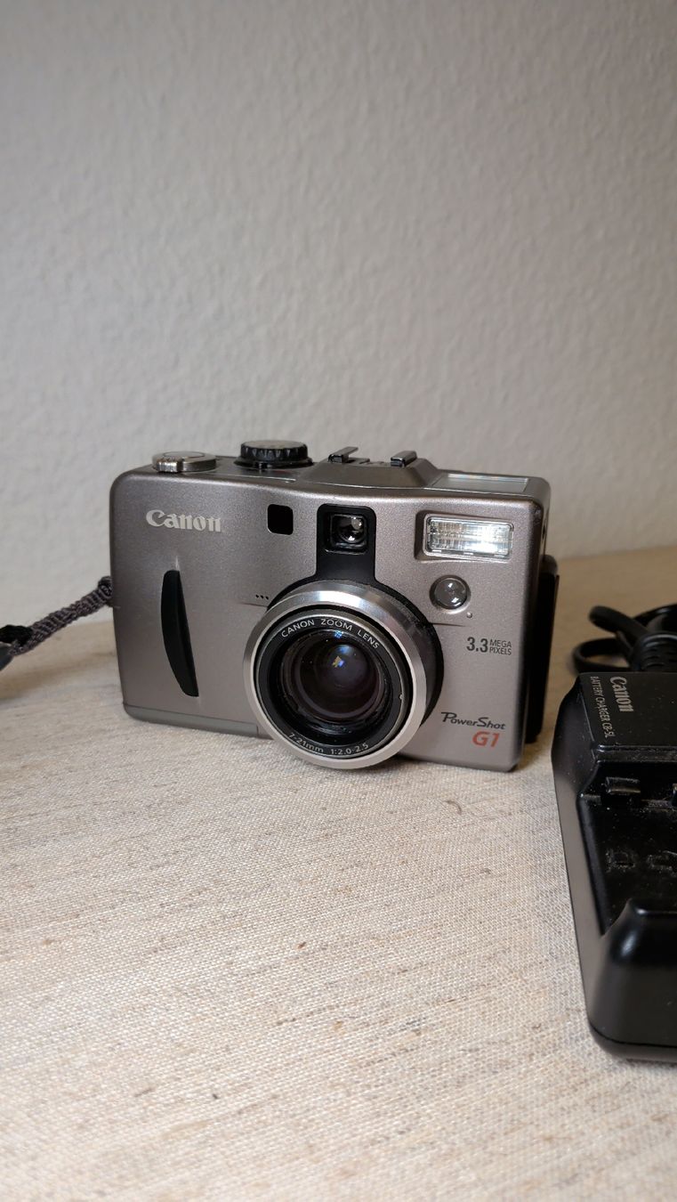 Canon Fotocamera: Canon Powershot G1 Digitalkamera mit Analog Feeling getestet – Usato da Frauenfeld venduto da Crookodile