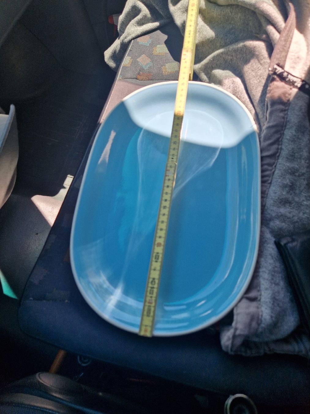 Rössler Piatti di portata: Rössler Servierplatte, hellblau, 36 cm, Top Zustand! – Usato da Mörigen venduto da Clio111 9