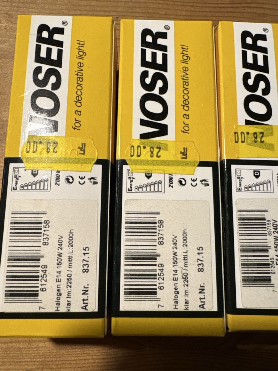 Lampade: Noser Halogen E14 5Stk – Nuovo e nell'imballaggio originale da Wittenbach venduto da kramerei.vanessa 1