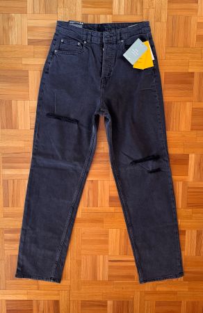 Jean noir taille haute H&M, neuf avec étiquette - taille 38