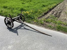 Alter Holztransport Karren