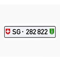 Kennzeichen SG 282 822