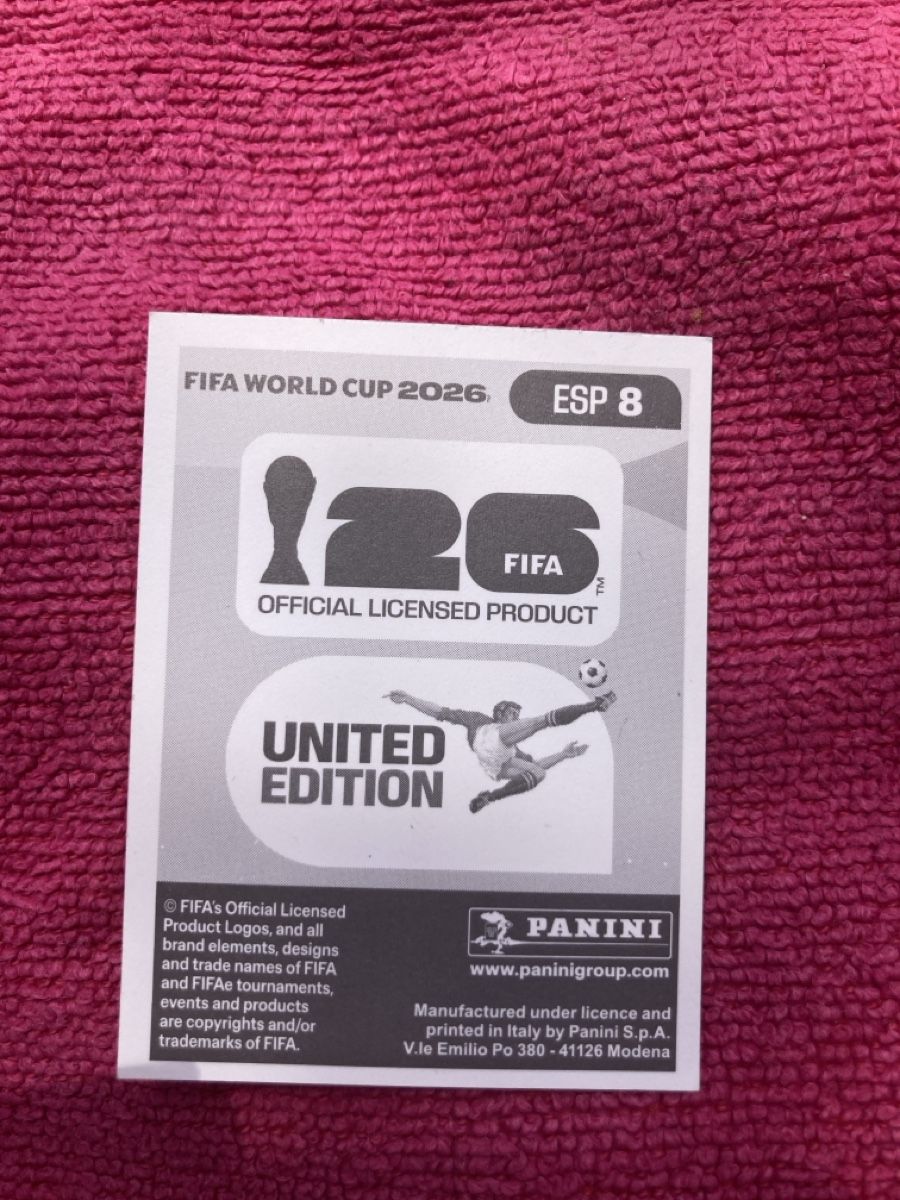 Panini Carte collezionabili: Panini 2026 Cucurella ESP 8 – Nuovo (secondo la descrizione) da Solothurn venduto da Steffi_1983 1
