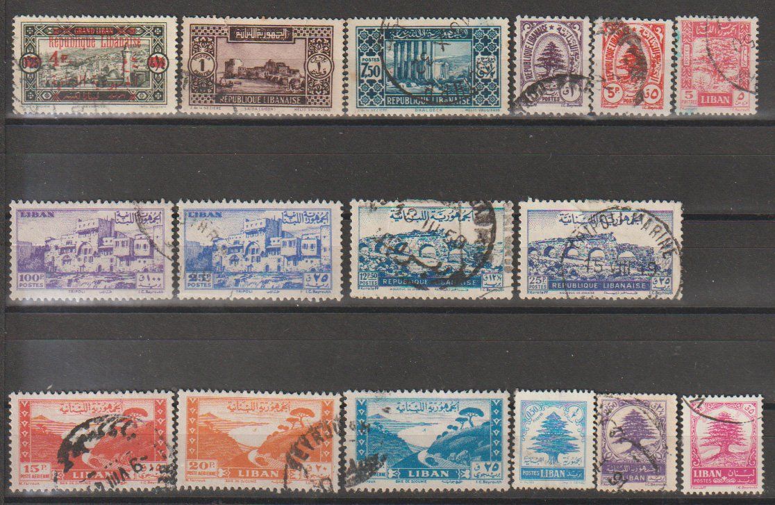 Alle Briefmarken: Liban Collection Mixte Diverses Valeurs Bon État – Gebraucht aus Crans-Montana von kira56 2