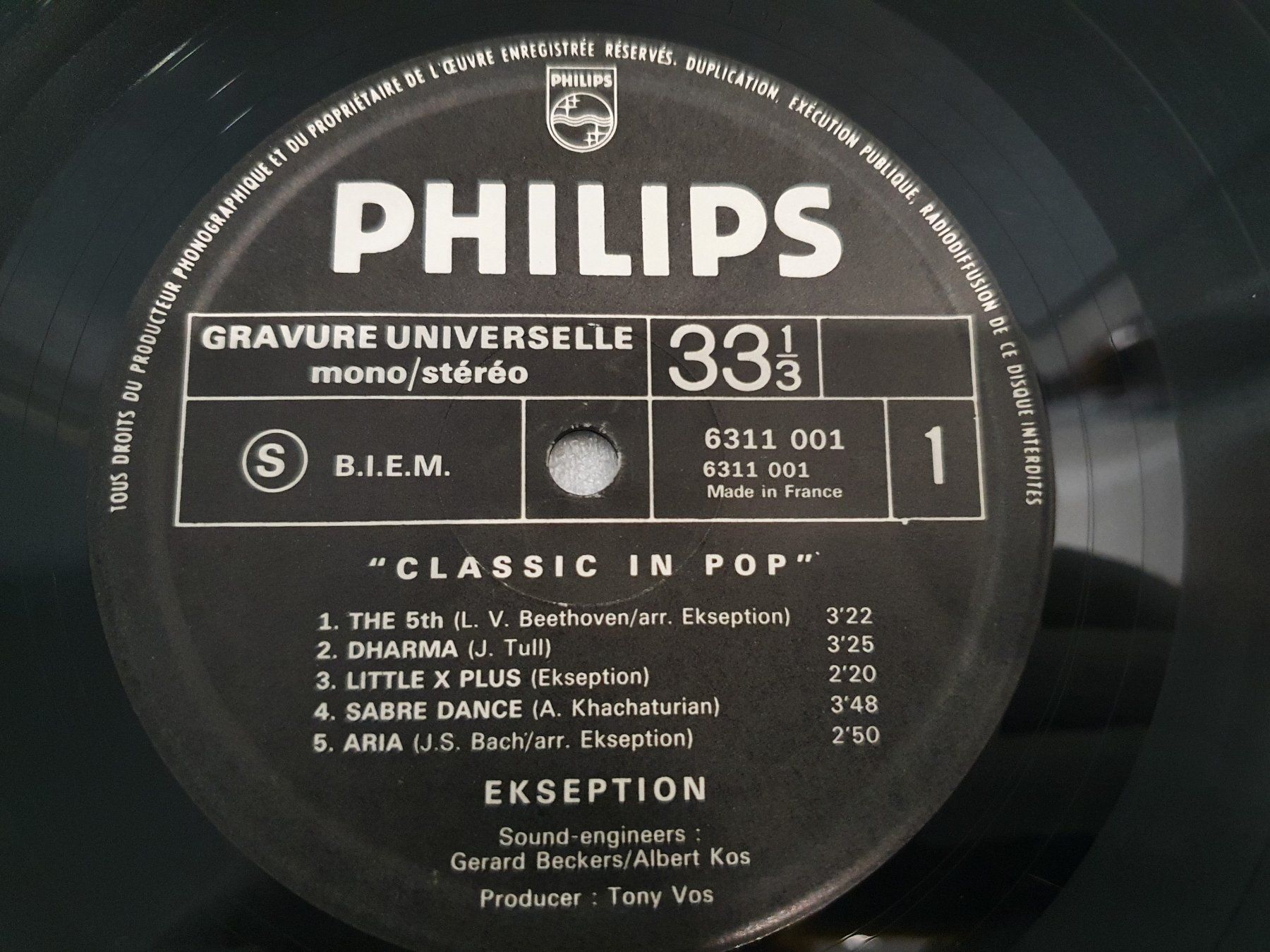 Schallplatten: Ekseption – Classic In Pop – Gebraucht aus Uster von Vinyl-Leidenschaft 3