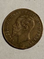 Royaume d’Italie, 2 centesimi 1861 M Bronze