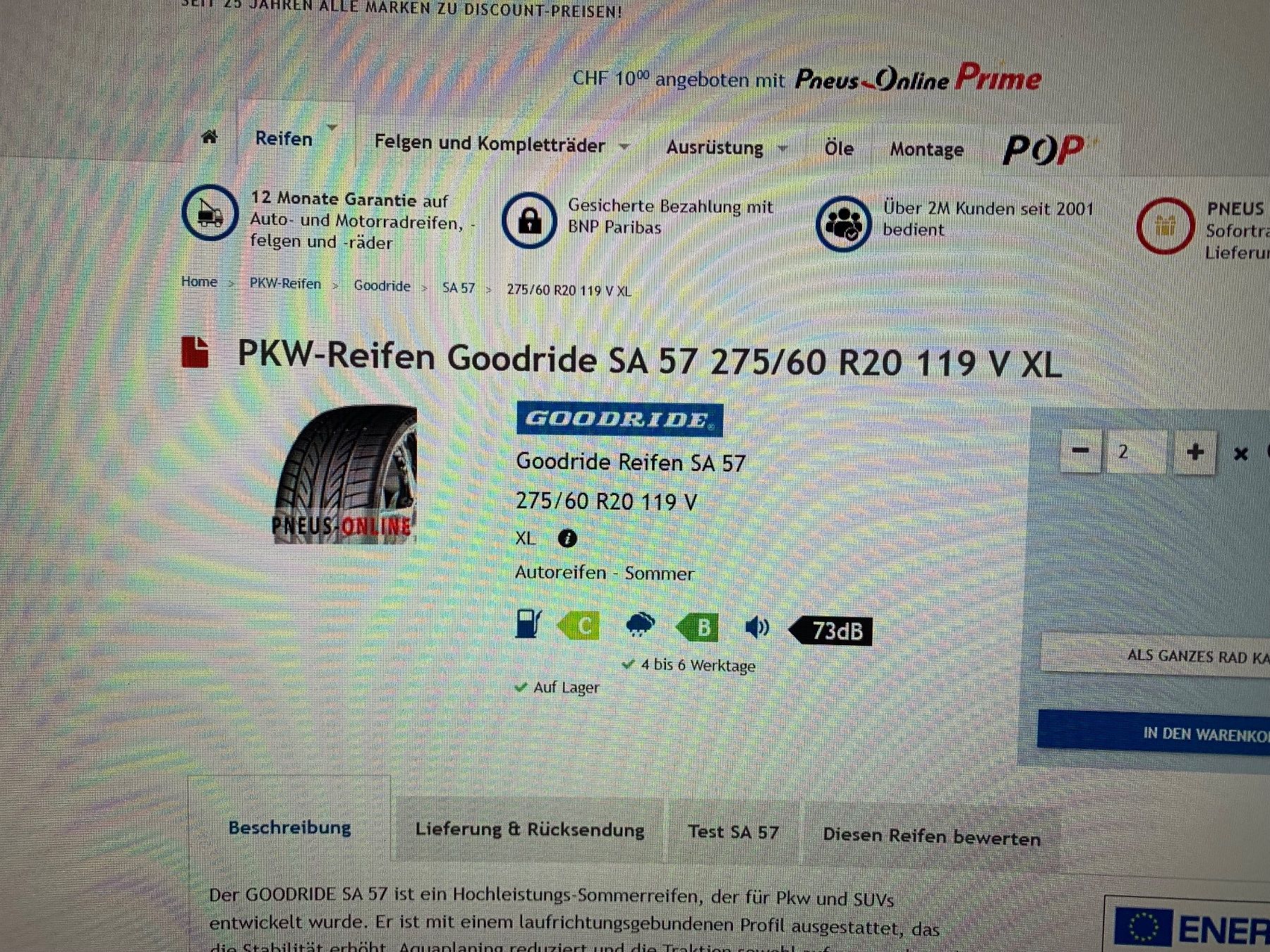 Pneumatici & Ruote complete: Felgen/Pneu /Räder – Usato da Auswil venduto da Jepp6159 3