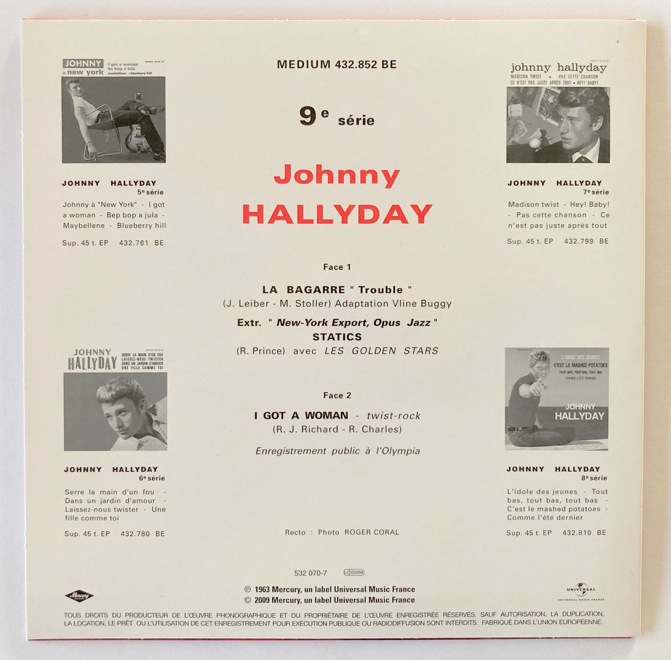 Dischi in vinile: JOHNNY HALLYDAY - LA BAGARRE – Usato da Bottens venduto da hotter-than-hell 1