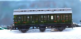 H0 WS Märklin 4004 Personenwagen mit Licht in OVPaus Blech,