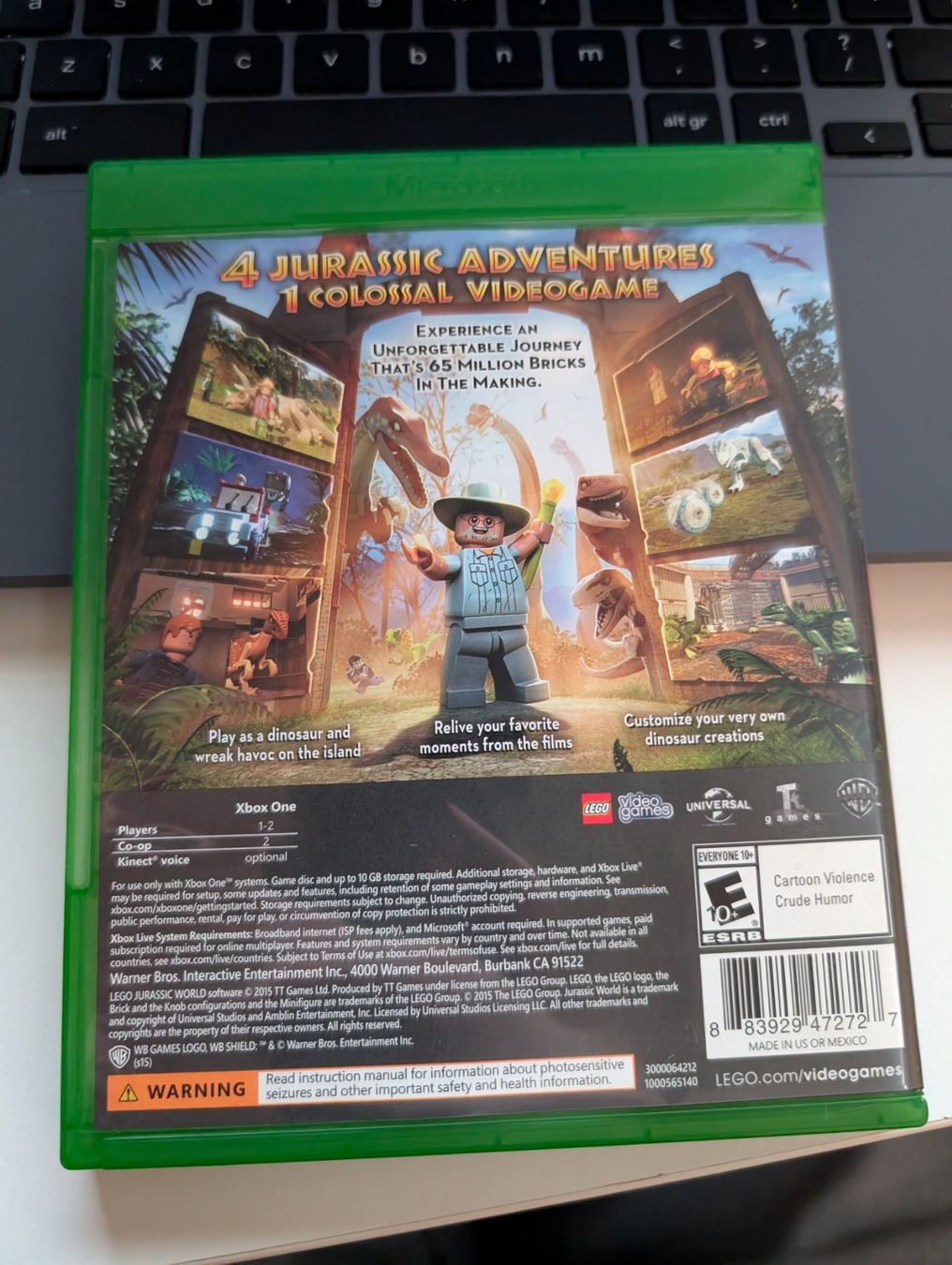 Spiele: Lego Jurassic World - Xbox One Game – Gebraucht aus Hünenberg See von SpecialEditionGaming 1