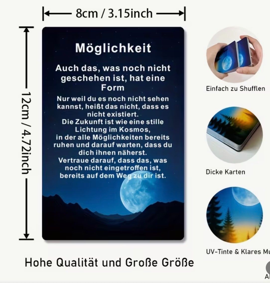 Libri: Karten-Deck: Kosmisches Geist Kartenset -Esoterik – Nuovo e nell'imballaggio originale da Teufenthal AG venduto da MeineSchatztruhe 3
