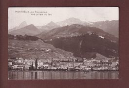 MONTREUX depuis le lac - 1913