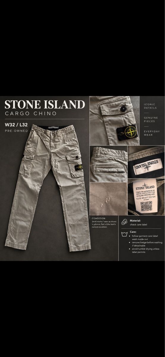 Stone Island Pantaloni: STONE ISLAND CHINO PANTS – Usato da Küsnacht ZH venduto da lau_8qc2