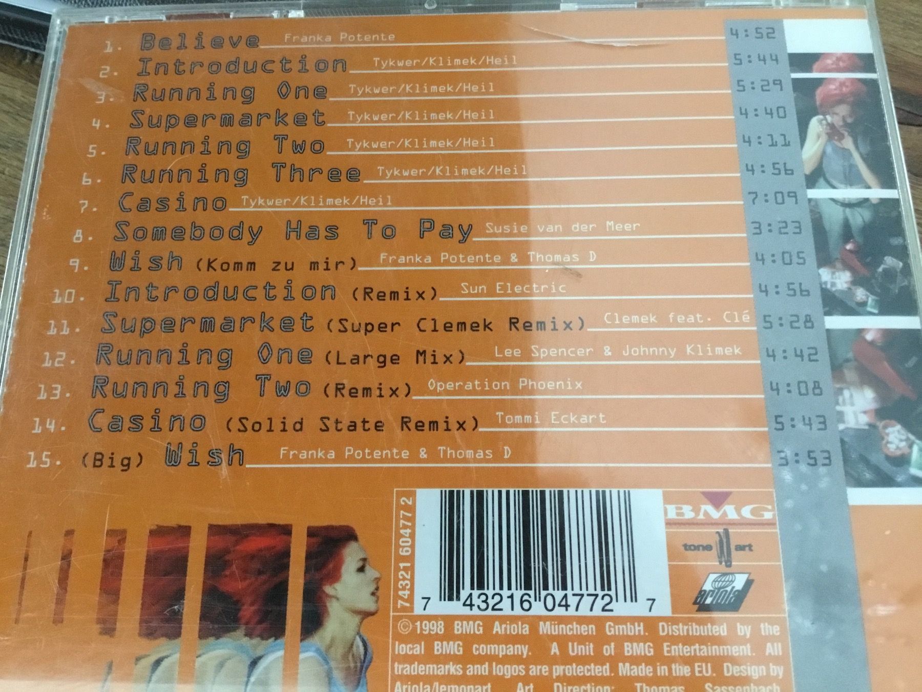 CDs: Lola rennt Soundtrack CD – Gebraucht aus Thierachern von sweden08 1