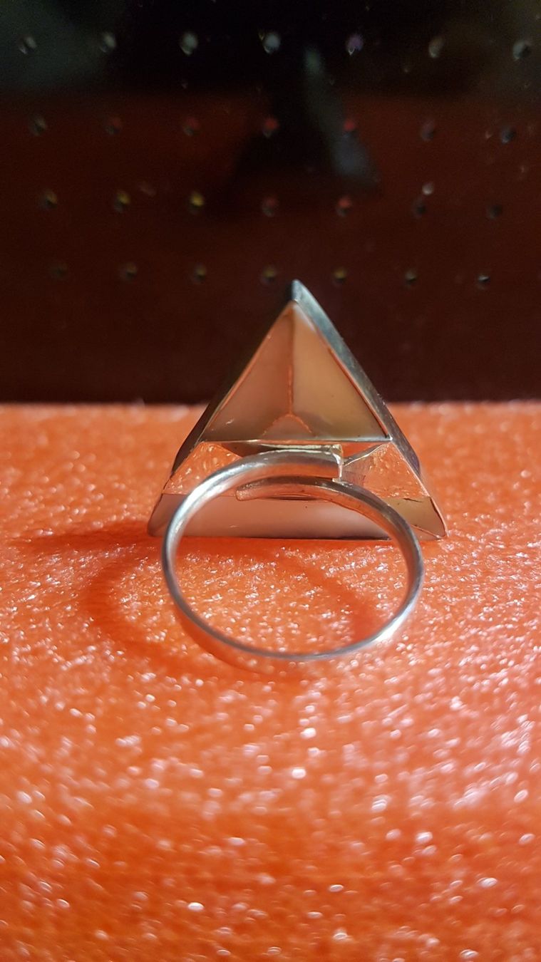 Anelli: Schöner Ring echtes Silber bezaubernder Perlmutt 17 mm plus – Nuovo (secondo la descrizione) da Basel venduto da ivoli 3