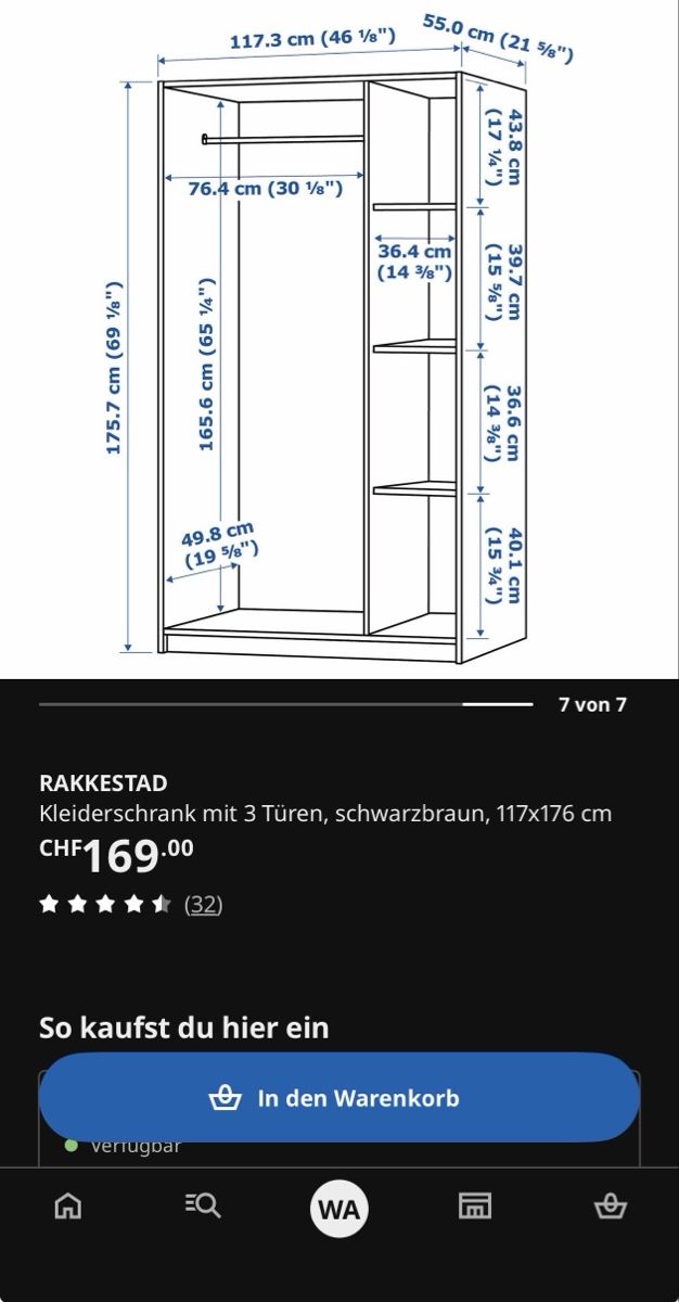 Schränke: Ikea Kleiderschrank  – Gebraucht aus Aarburg von jon_mw9q 2