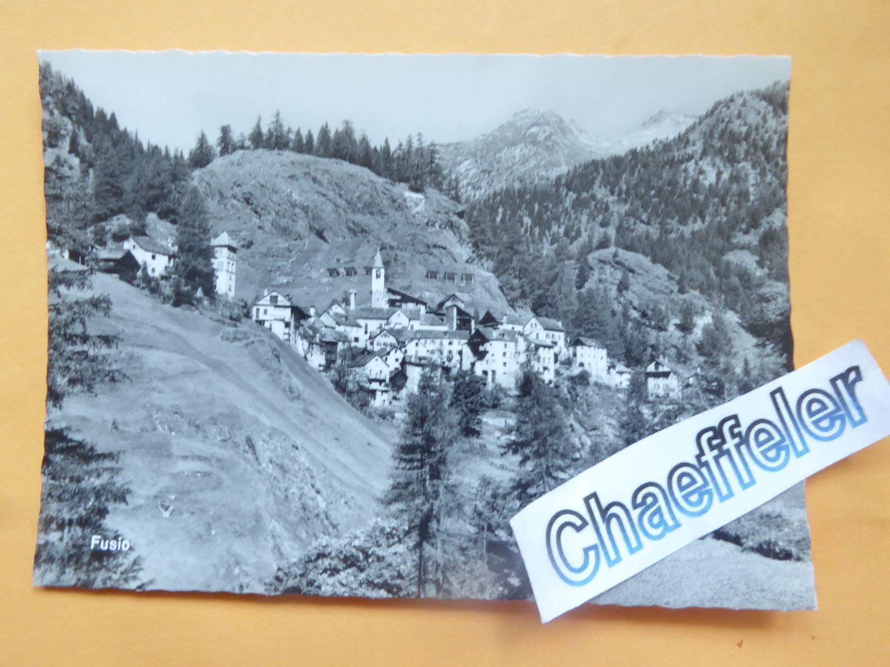 Cartoline postali: Fusio TI – Nuovo (secondo la descrizione) da Zürich venduto da Chaeffeler