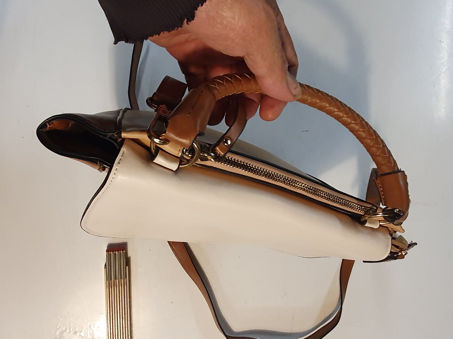 Borse da donna: Kunstleder Damenhandtasche braun – Usato da Zürich venduto da loosebone 4