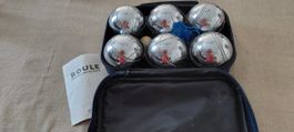 Boule / Pétanque Set – 6 Metallkugeln inkl. Tasche & Zubehör