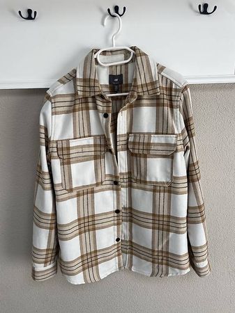 H&M Hemdjacke  kariert  Gr. S