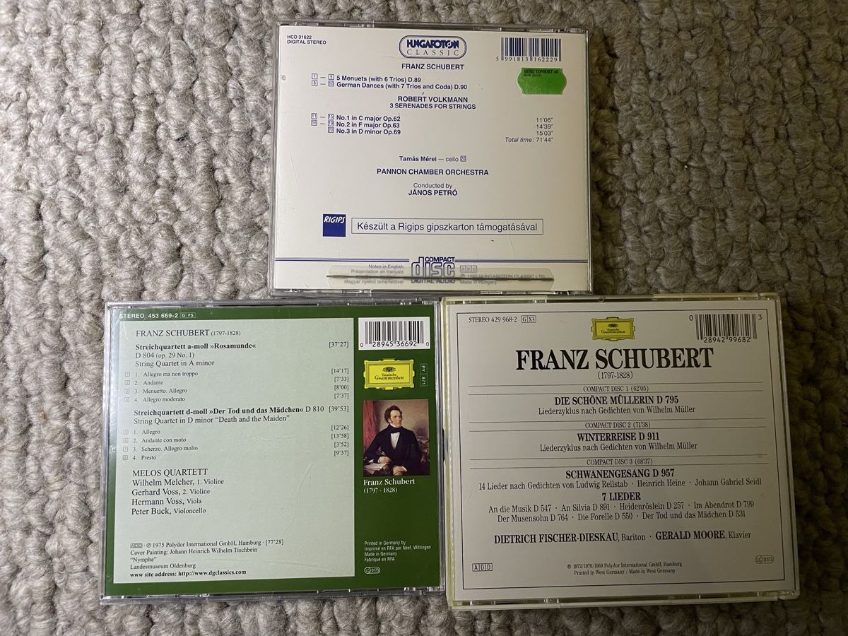 CD: 3x Franz Schubert – Usato da Reinach AG venduto da trigger7811 1