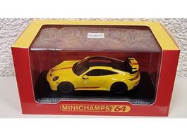 Porsche 911 (992) GT3 racing yellow - Minichamps 1:64