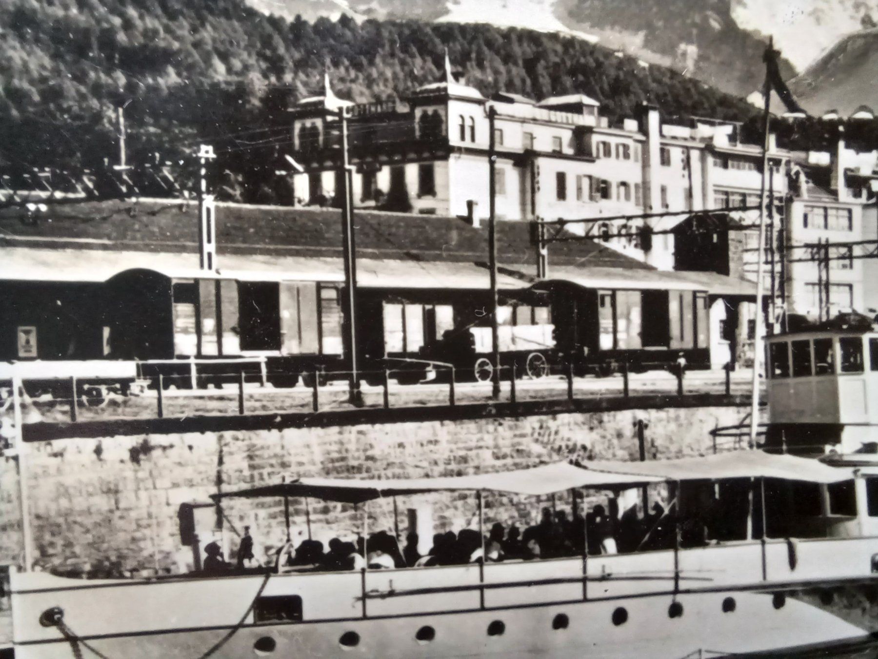 Cartoline postali: Interlaken Schiffstation, 1943 – Usato da Aarau Rohr venduto da mgvw 1
