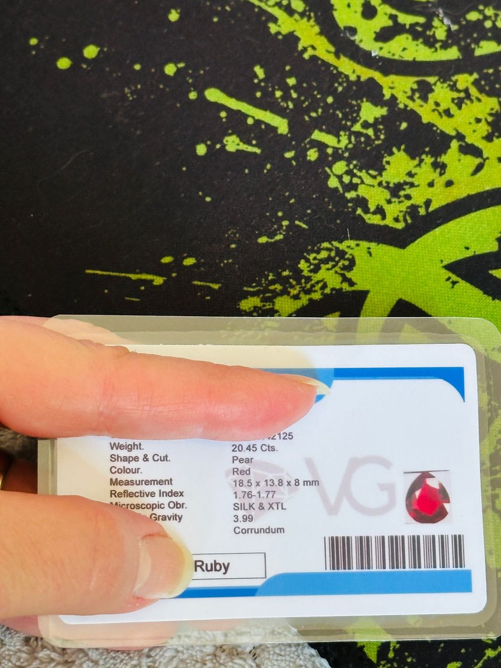 Pietre preziose: 20.45 Cts Certified – Nuovo e nell'imballaggio originale da Genève venduto da AWWA 9