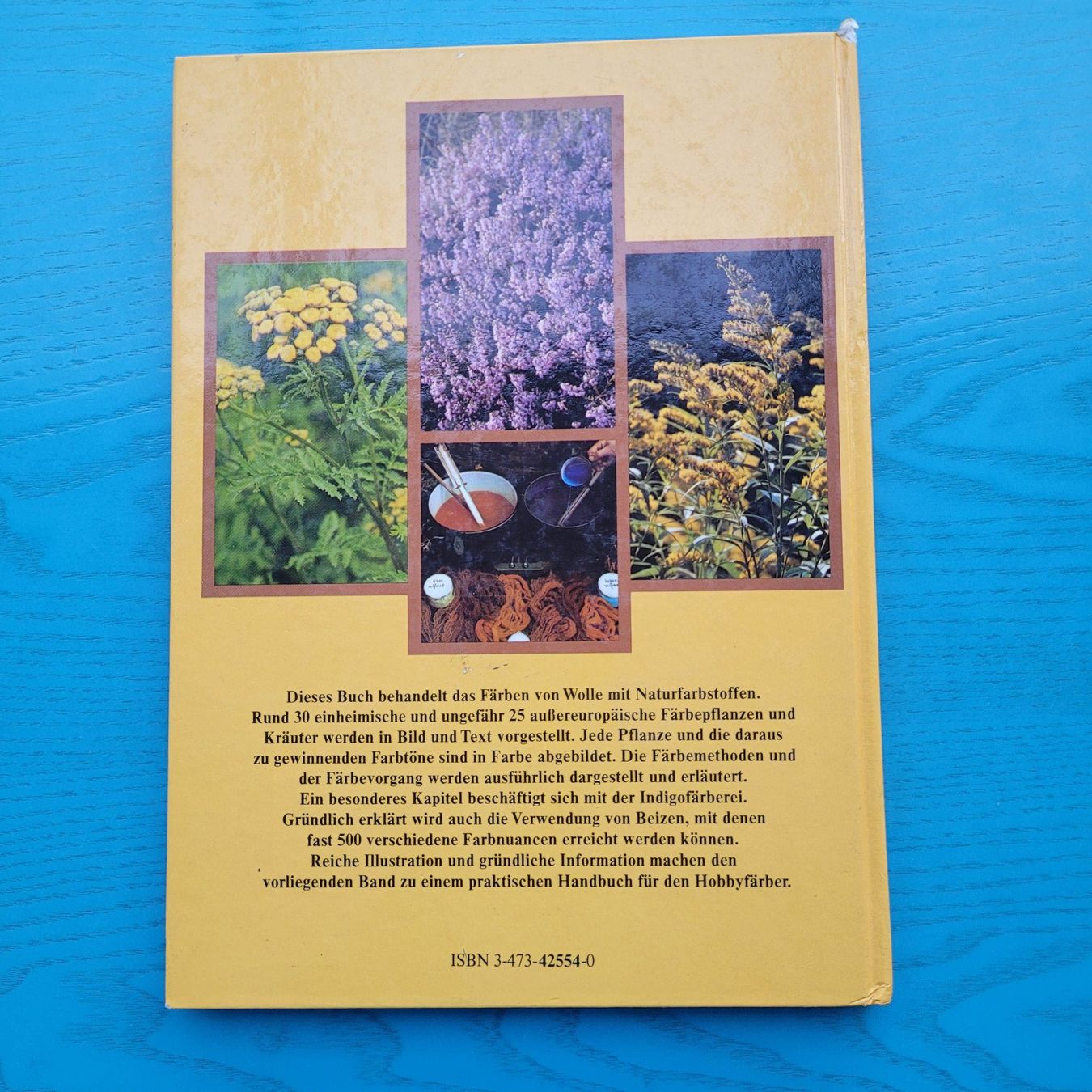 Libri: Wolle färben mit Naturfarben- Iet van de Vrande – Usato da SCHÜBELBACH venduto da CoKaHa 8