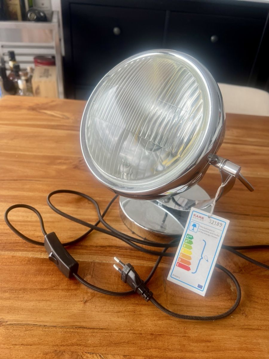 Kare Lampade: KARE - Vintage Style Chrome Spotlight Table Lamp – Usato da Uetikon am See venduto da remo.negri 1