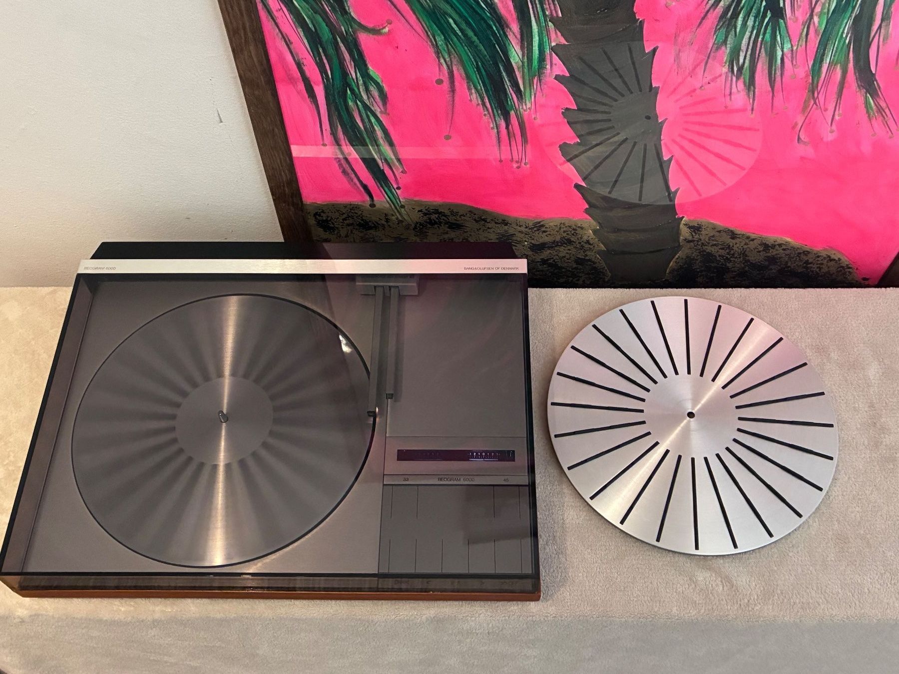 Bang & Olufsen Giradischi: Beogram 4000 and 4002 type 5501/5504 plate . – Usato da Zürich venduto da HiFiAtelier 5