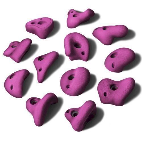 Kletterwände & Klettergriffe: ALPIDEX 12 L Klettergriffe VIVID VIOLET – Neu und originalverpackt aus Bottighofen von zaap